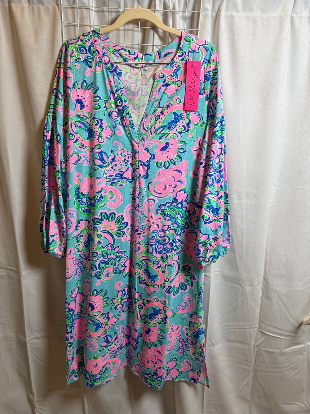 Lilly Pulitzer dress large Kierna jungle sunrise